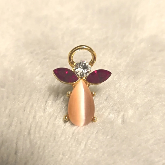 Jewelry - #475 JANUARY Garnet BIRTHSTONE ANGEL PIN, GENUINE AUSTRIAN CRYSTALS
